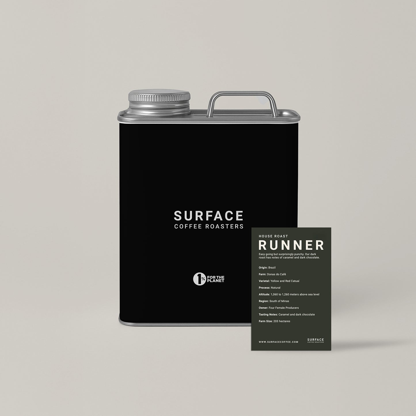 RUNNER Single Origin Coffee -Lifetime Canister image 2