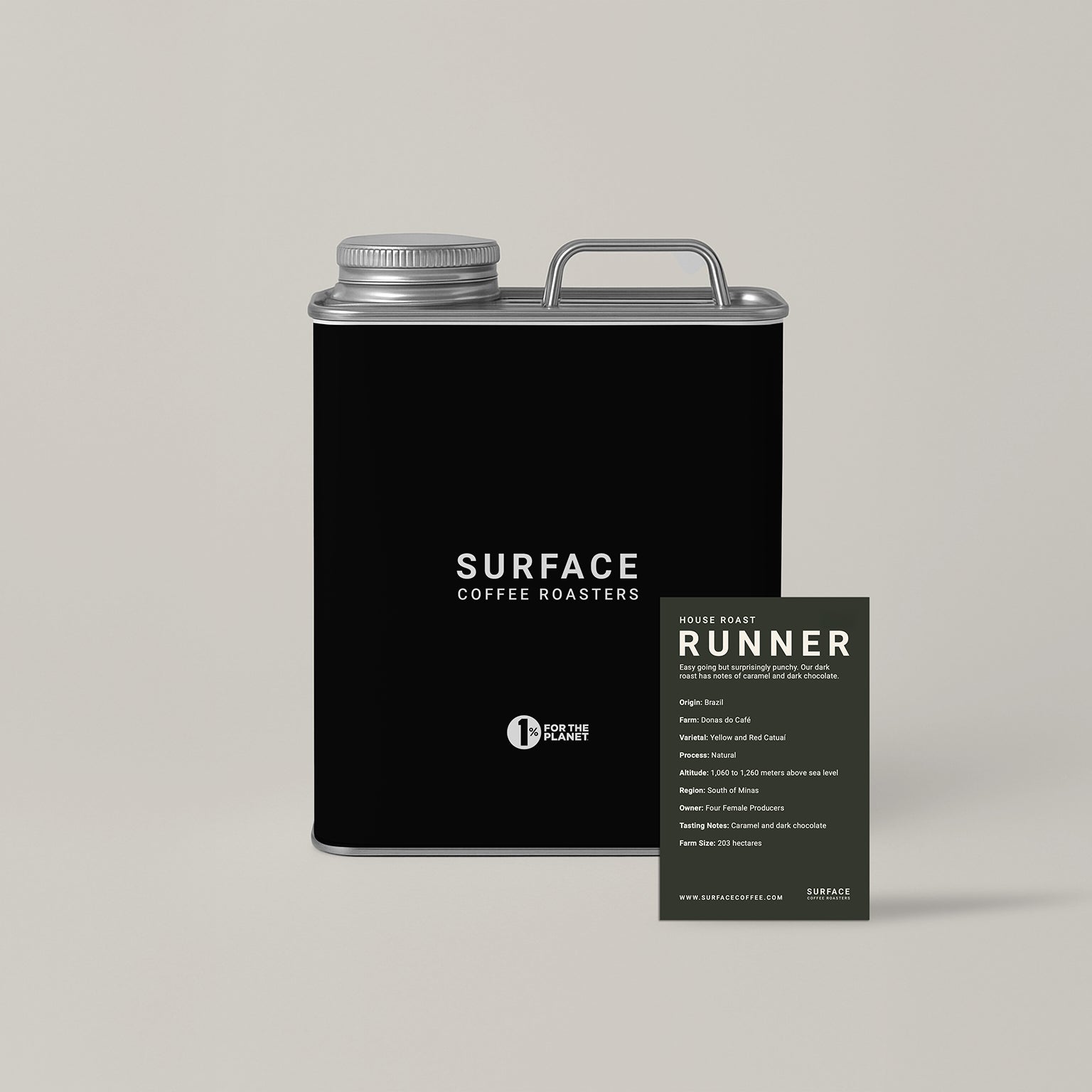 RUNNER Single Origin Coffee -Lifetime Canister image 2