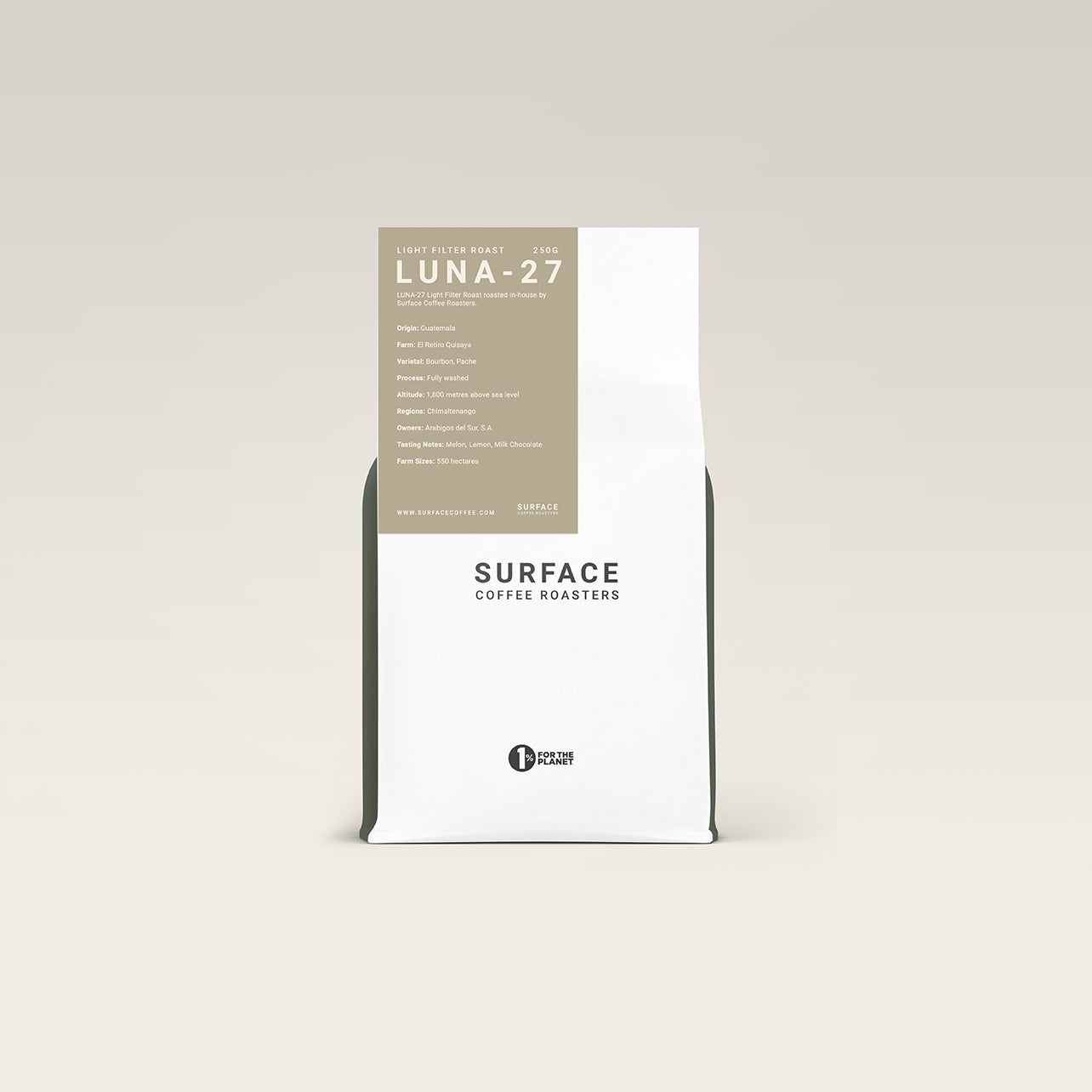 LUNA 27 - Light Filter Roast Coffee - Bag