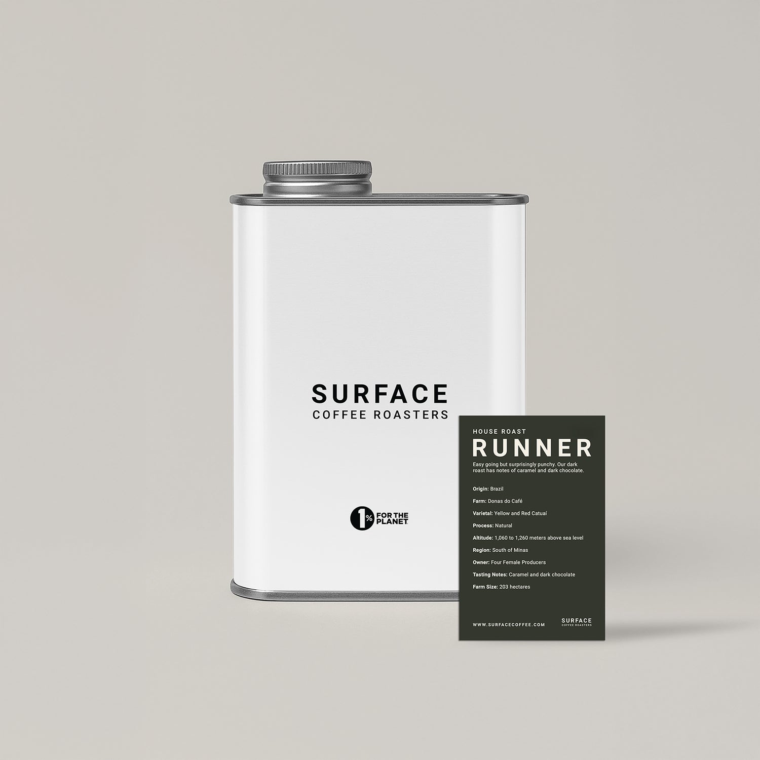 RUNNER Single Origin Coffee -Lifetime Canister image 0
