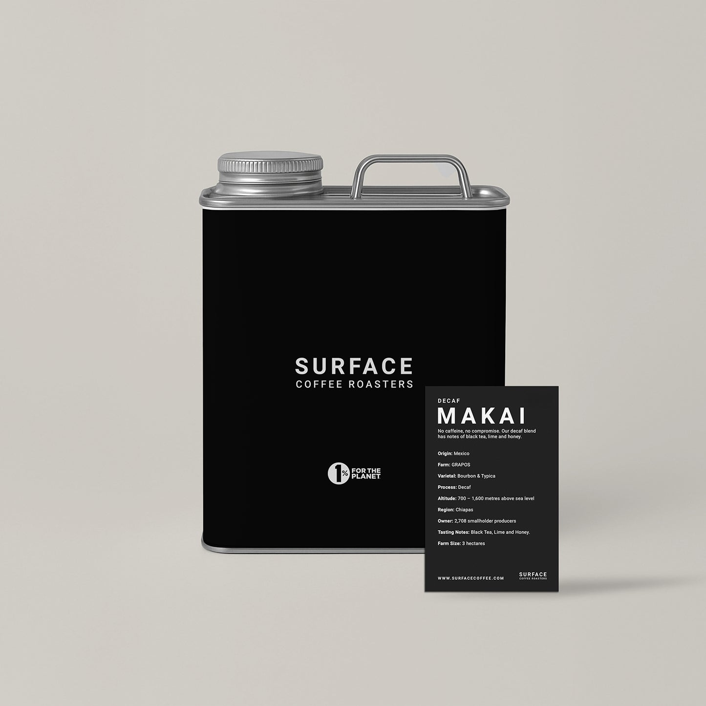 MAKAI Decaf Coffee -Lifetime Canister image 2